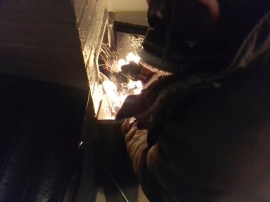 Brannvesenet har rykket ut til en pipebrann